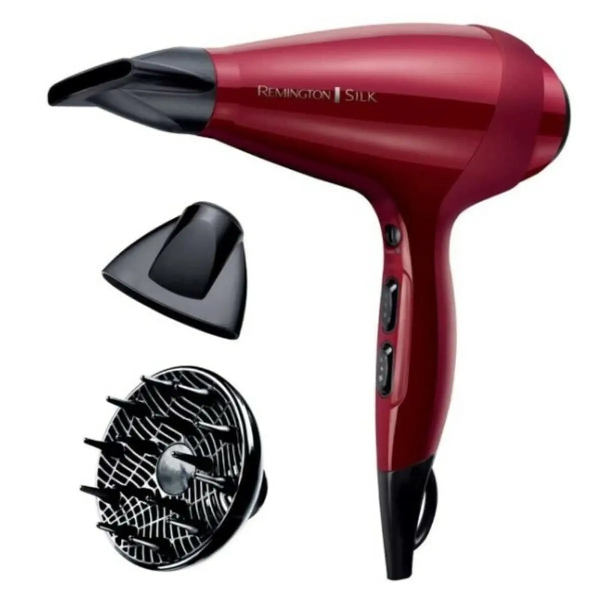 Sèche-cheveux Remington AC Silke Rouge 2400 W Bigbuy