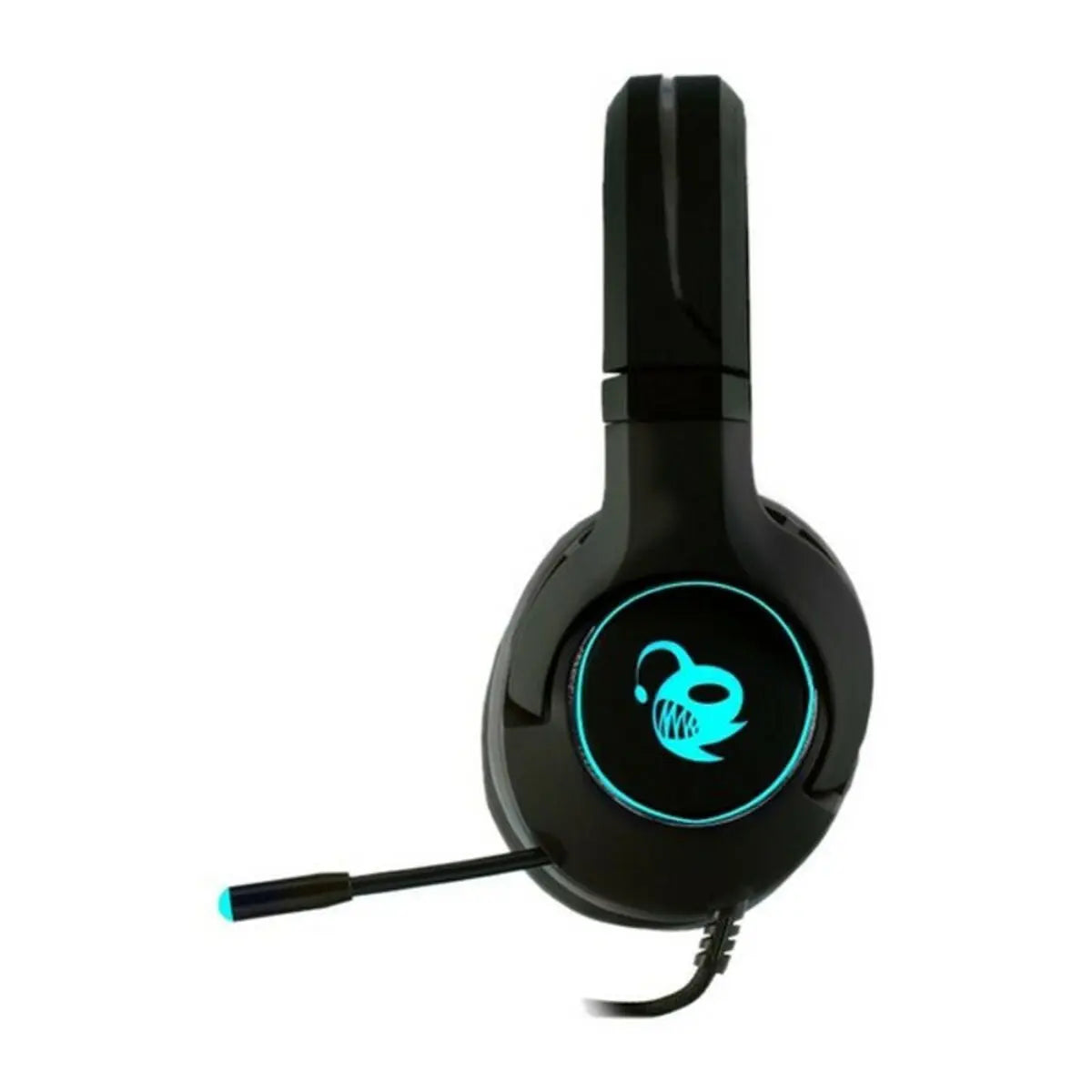 Casques avec Microphone CoolBox RGB Pro Deep Chroma Noir Bigbuy