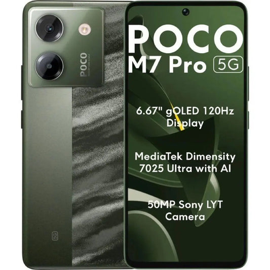 Smartphone Poco M7 PRO 8+256GB DS 5G Mediatek Dimensity 6100+ 8 GB RAM 256 GB Vert Bigbuy